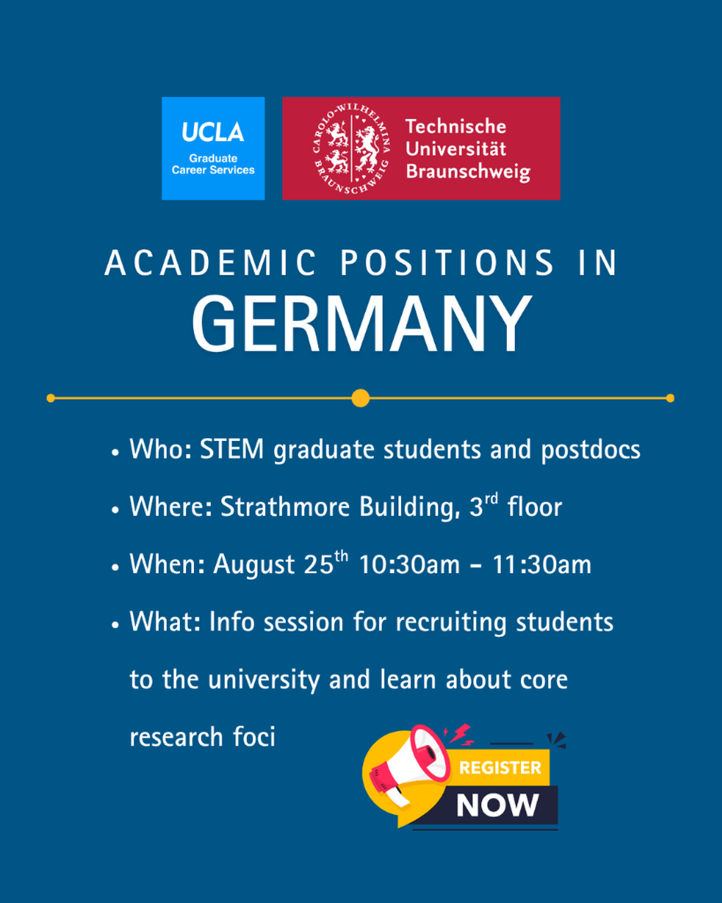 Academic Positions in Germany: Technische Universit&auml;t Braunschweig 