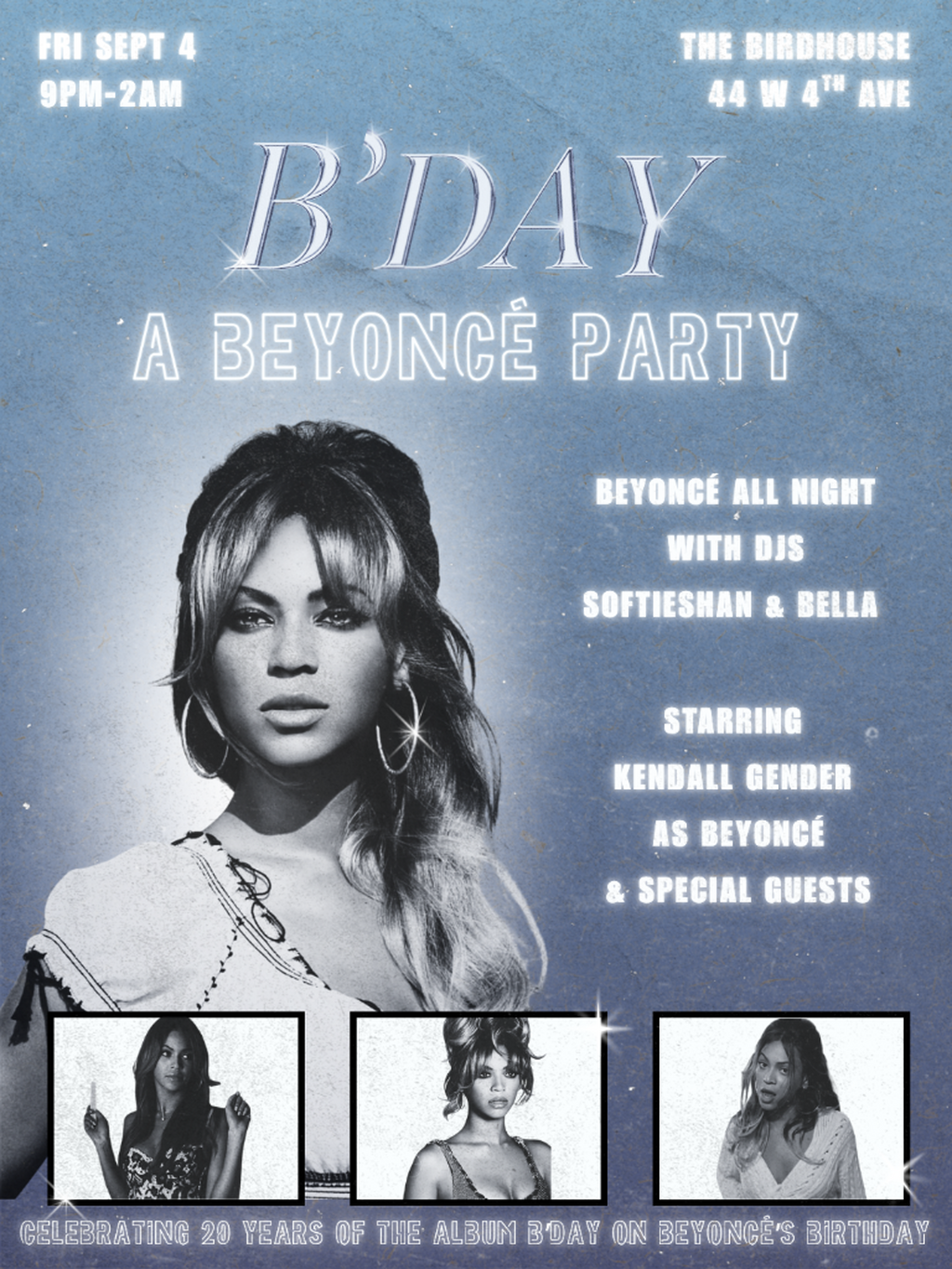 B&rsquo;DAY! A BEYONC&Eacute; PARTY