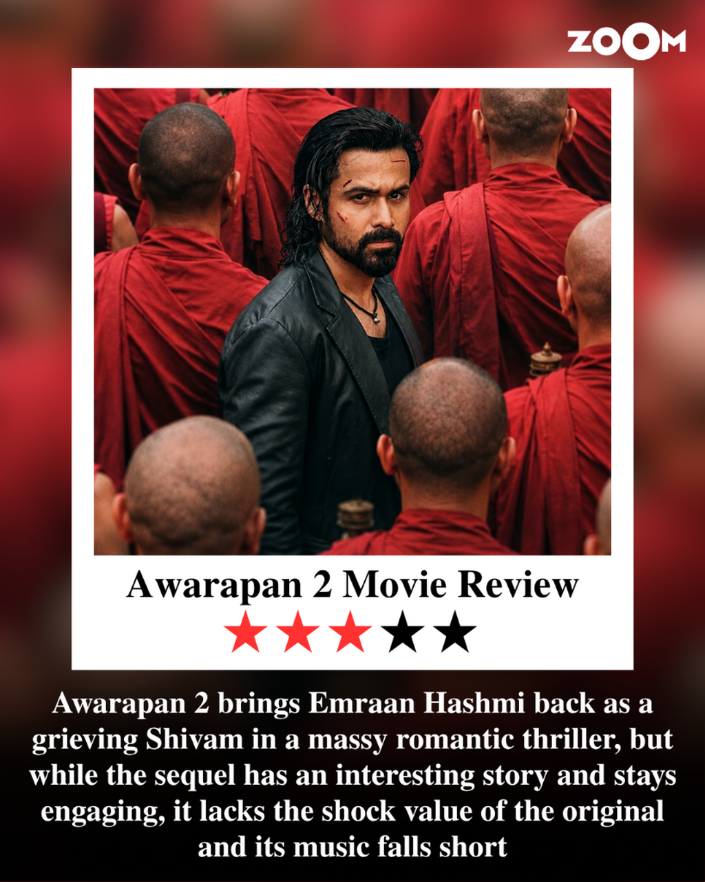 Awarapan 2 Movie Review: Emraan Hashmi Holds The Sequel As Grieving Lover With A Purpose