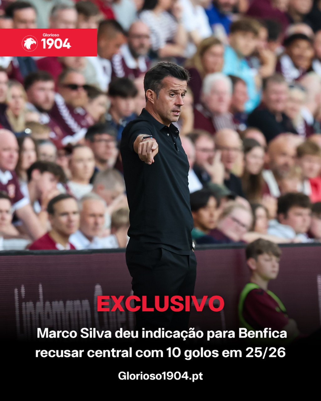 Exclusivo Glorioso 1904 - Marco deu indica&ccedil;&atilde;o para Benfica recusar central com 10 golos em 25/26