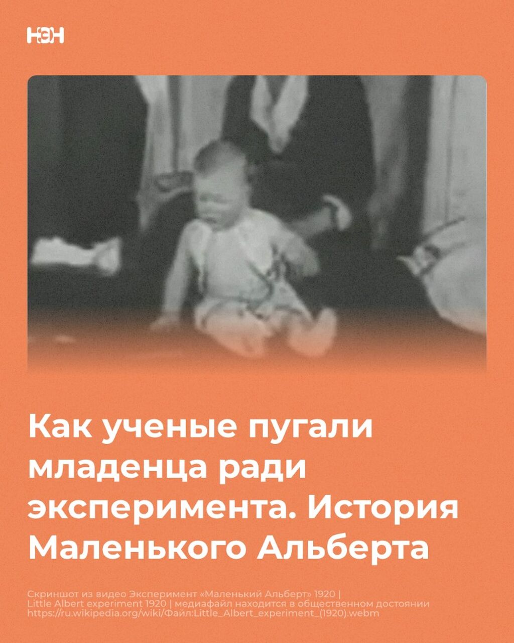История Маленького Альберта