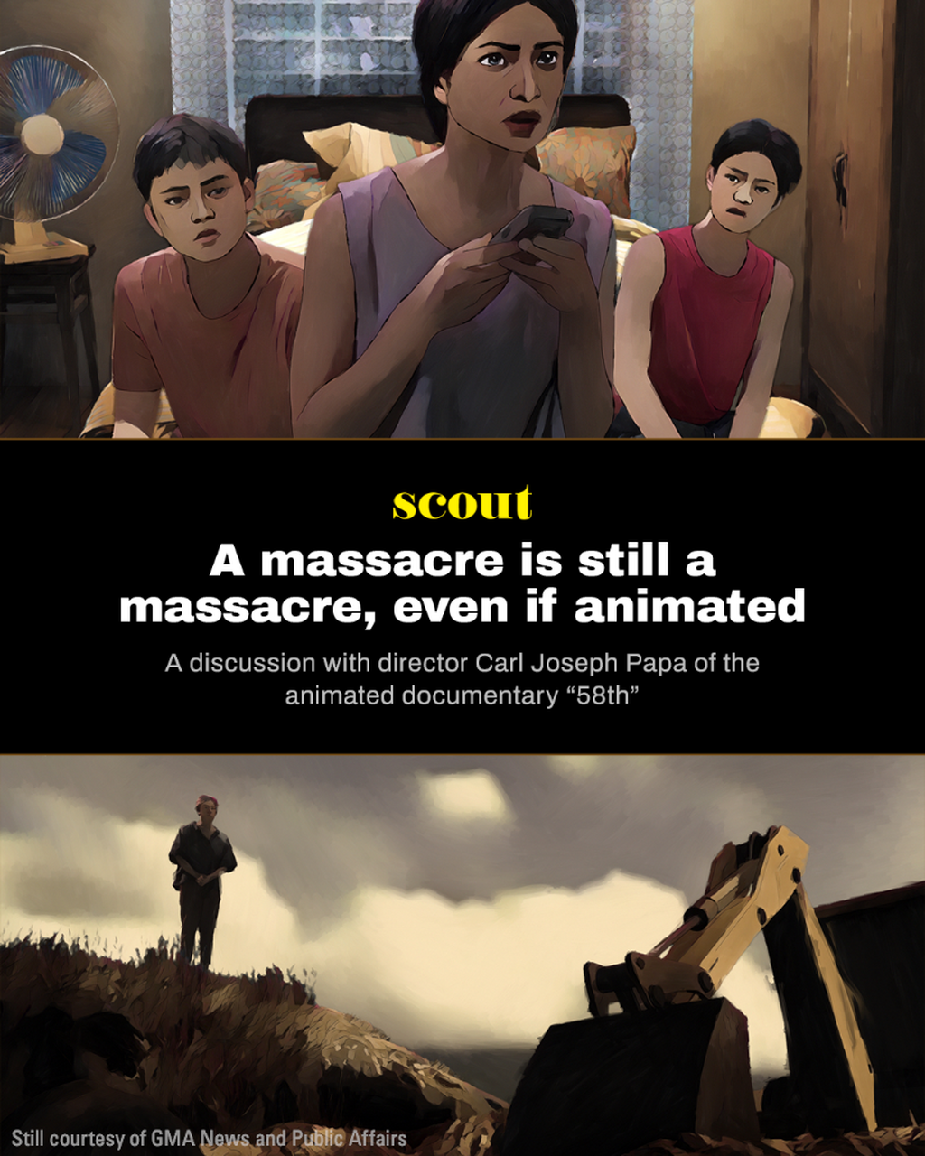 A massacre is still a massacre, even if animated