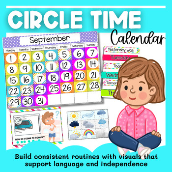 Preschool Morning Meeting & Morning Work | Calendar & Circle time Daily Routine