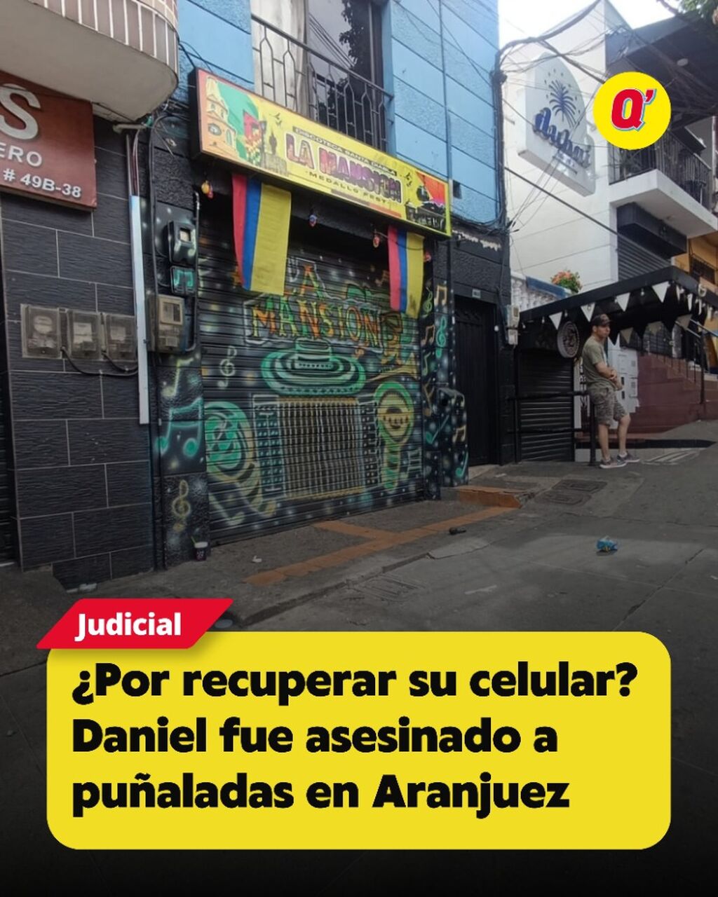 &iquest;Por recuperar su celular? Daniel fue asesinado a pu&ntilde;aladas en Aranjuez