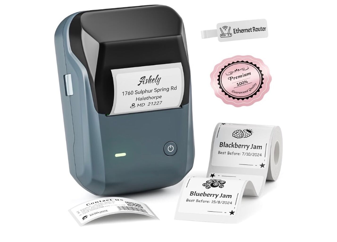 Label Maker Machine with Tape, 2Inch Thermal Label Printer Only $15.99! Code:H35XSVCX