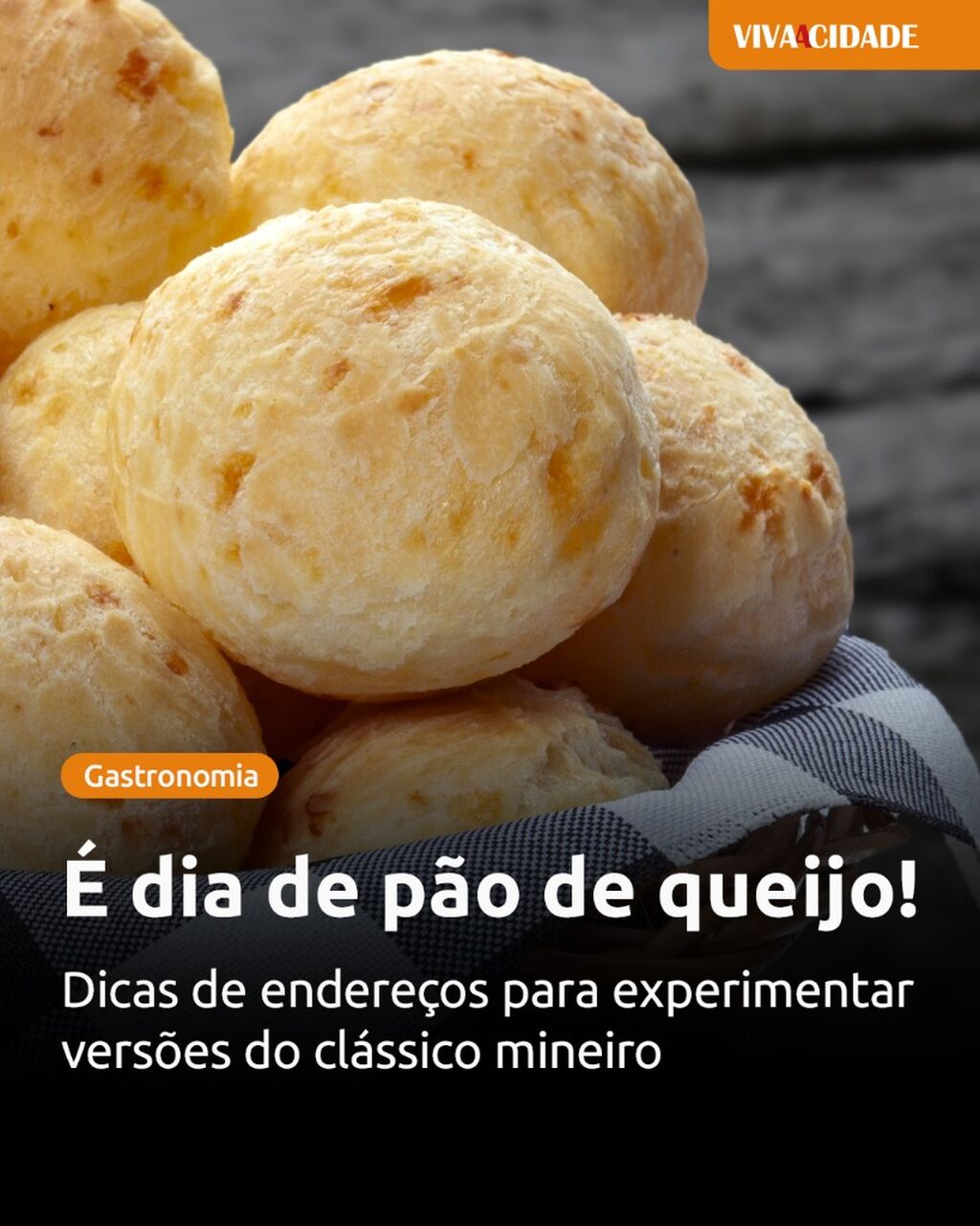 &Eacute; dia de p&atilde;o de queijo