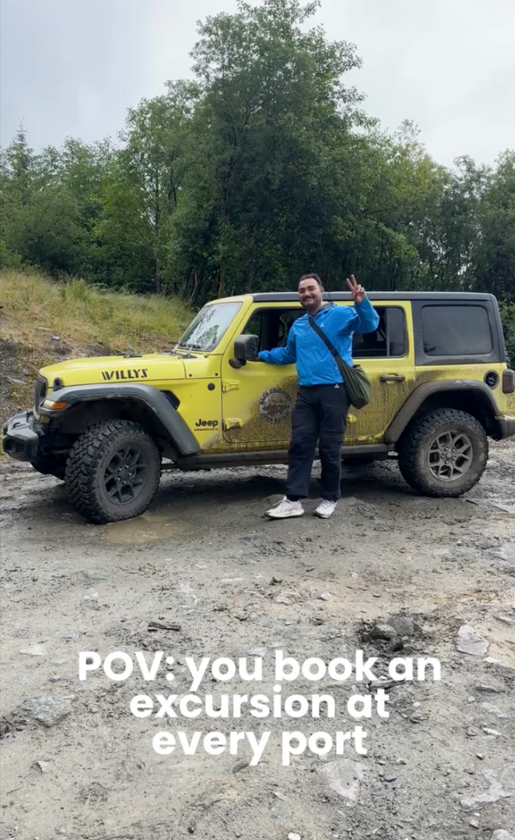 A travel agent books an Excursion at every Port