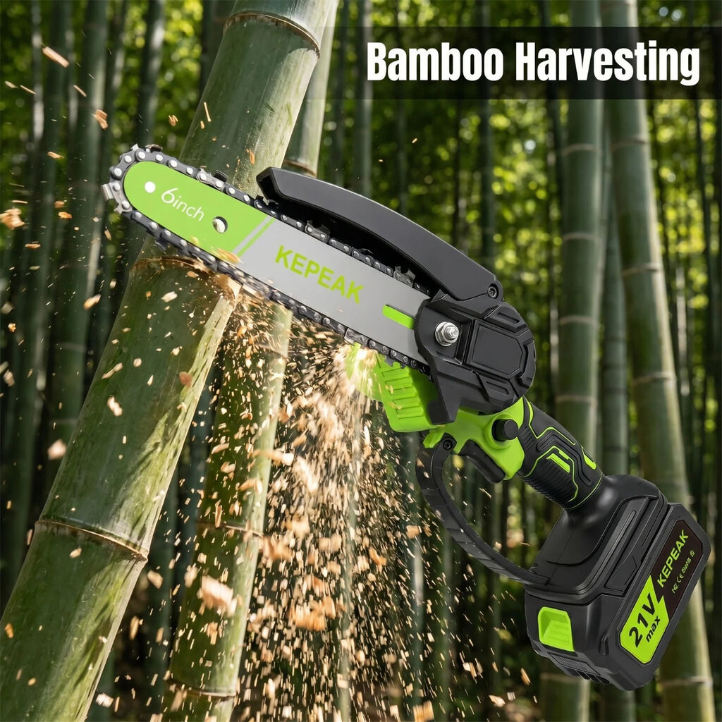 Portable 6" Mini Cordless Electric Chainsaw