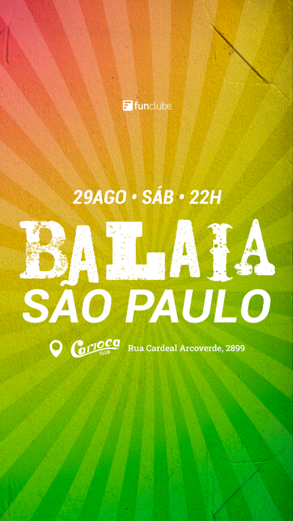 🤠 | S&Aacute;BADO | 29.08 | 22H | BALAIA | LISTA VIP |
