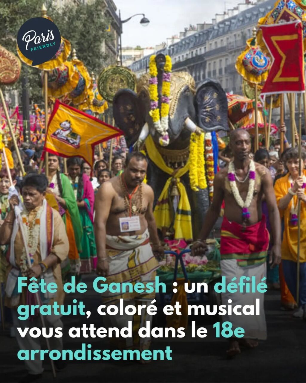 Dimanche 30 ao&ucirc;t, un char de 5 m&egrave;tres d&eacute;filera gratuitement dans les rues du 18e.