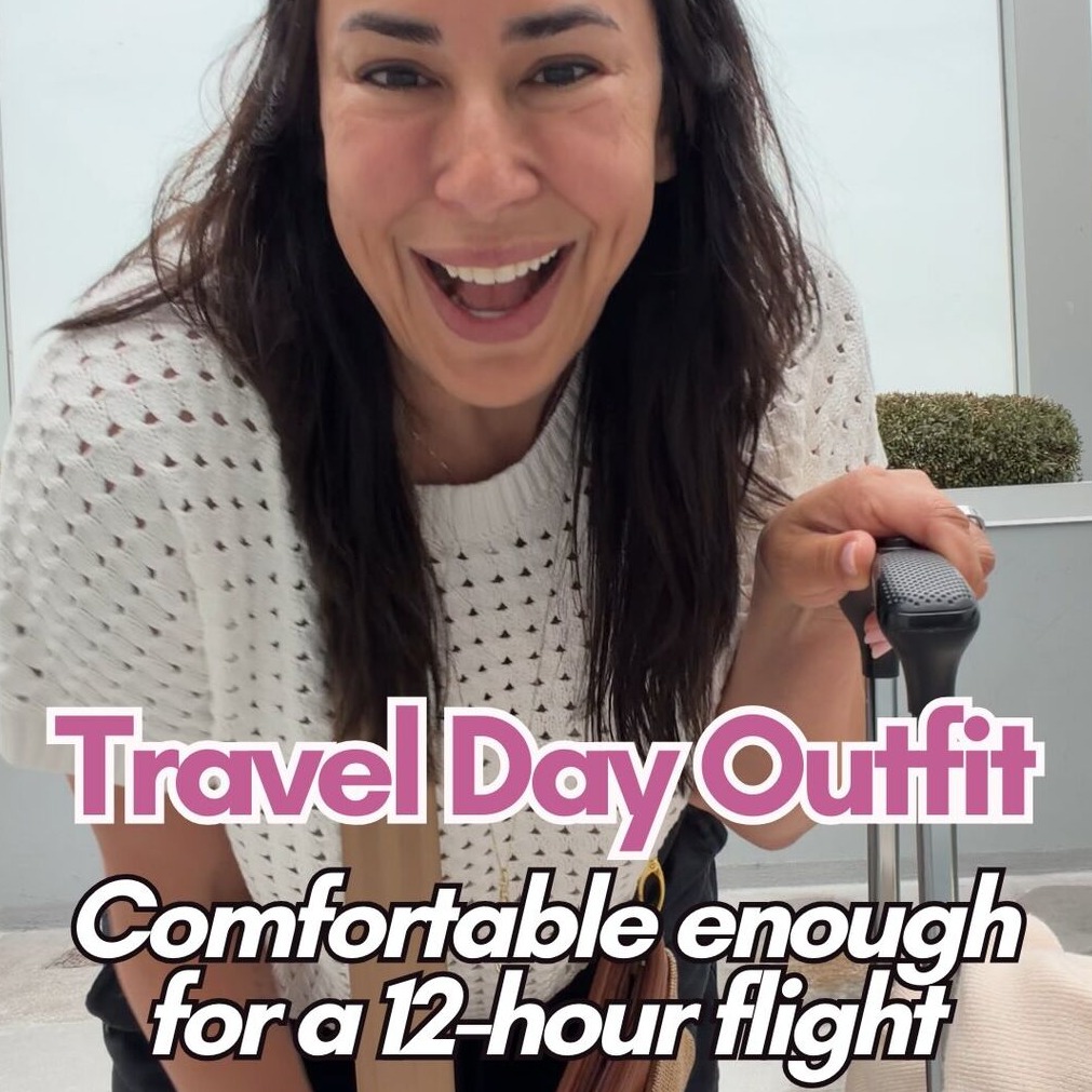 Travel Day Outfit: Comfortable enough for a 12-hour flight