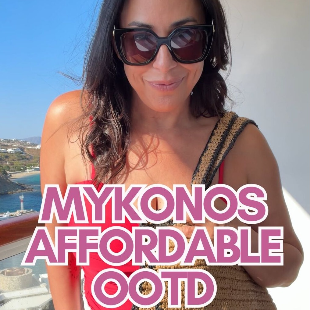 Mykonos Affordable OOTD: What I Wore as a Size 12 Mom