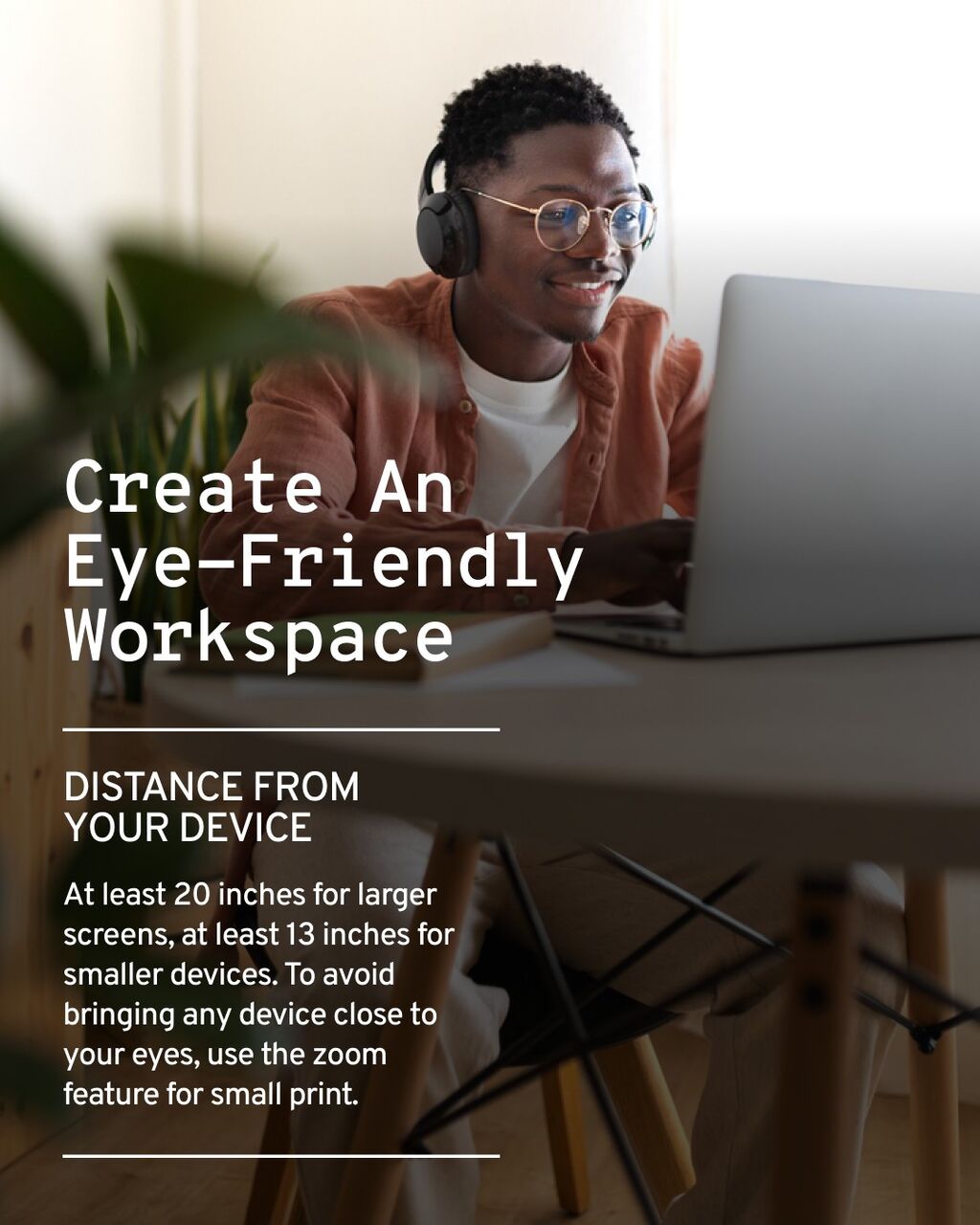 Eye-Friendly Workspace