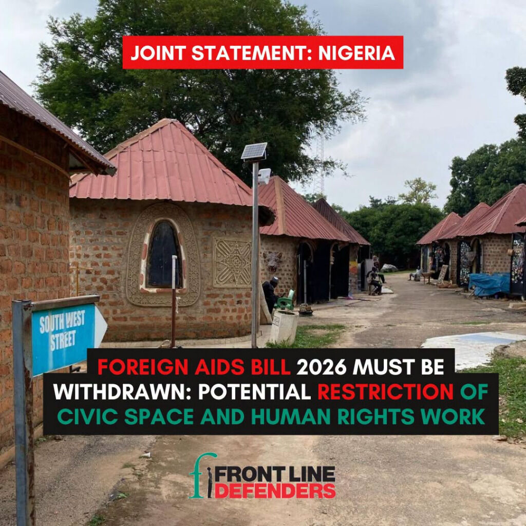 A public call to withdraw the Foreign Aids Bill 2026 (SB. 1034) which could restrict civic space and undermine human rights defenders&rsquo; work