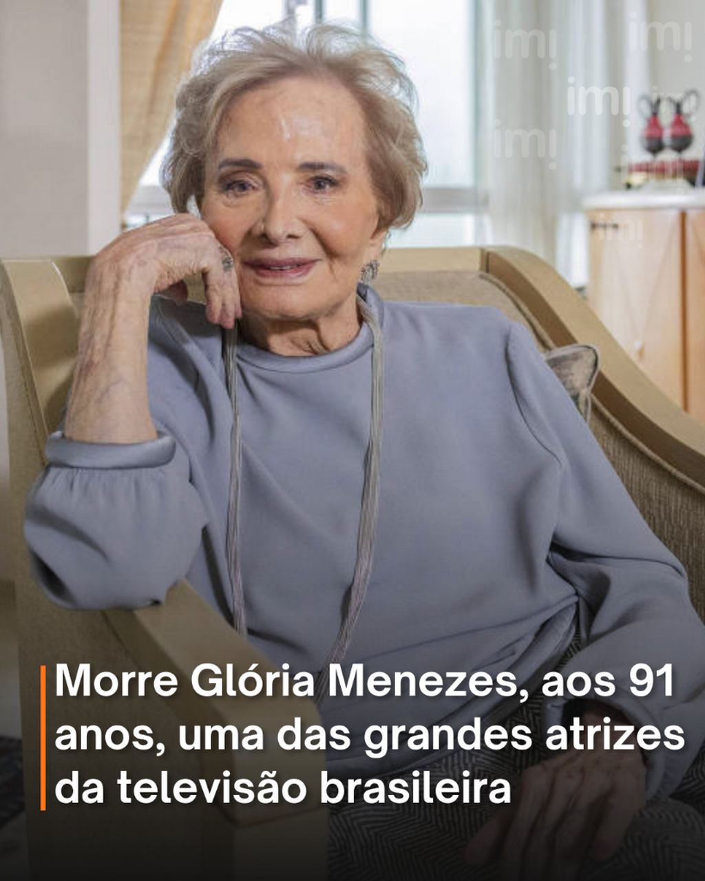 Gl&oacute;ria Menezes, um dos grandes nomes da TV brasileira, morre aos 91 anos