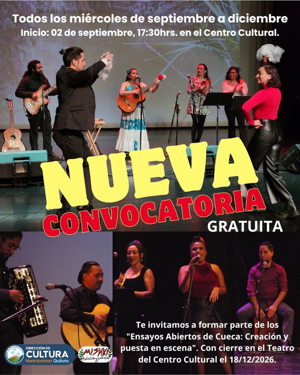 Inscripci&oacute;n Ensayos Abiertos de Cueca