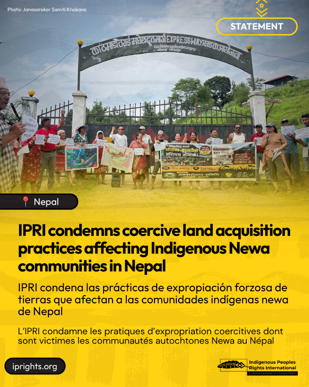 IPRI condemns coercive land acquisition practices affecting Indigenous Newa communities in Nepal