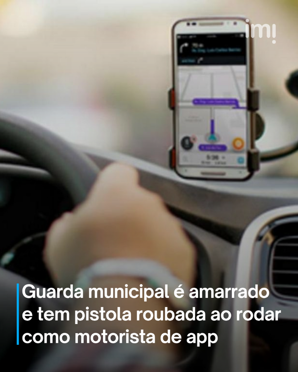Guarda municipal &eacute; amarrado e tem pistola roubada ao rodar como motorista de aplicativo na Grande S&atilde;o Lu&iacute;s