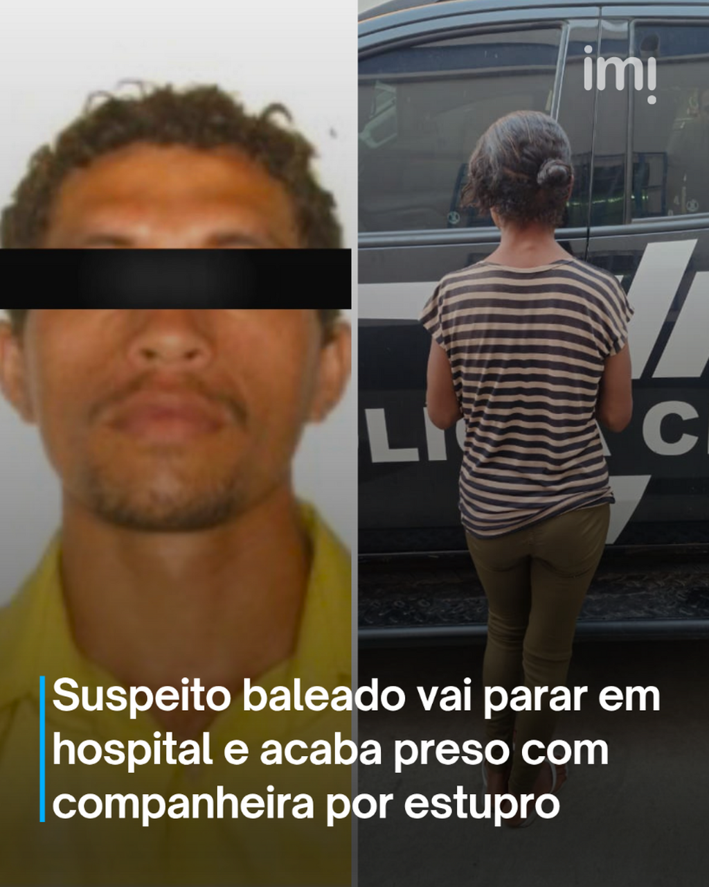 Casal procurado por estupro &eacute; preso ap&oacute;s homem baleado dar entrada em hospital de Caxias