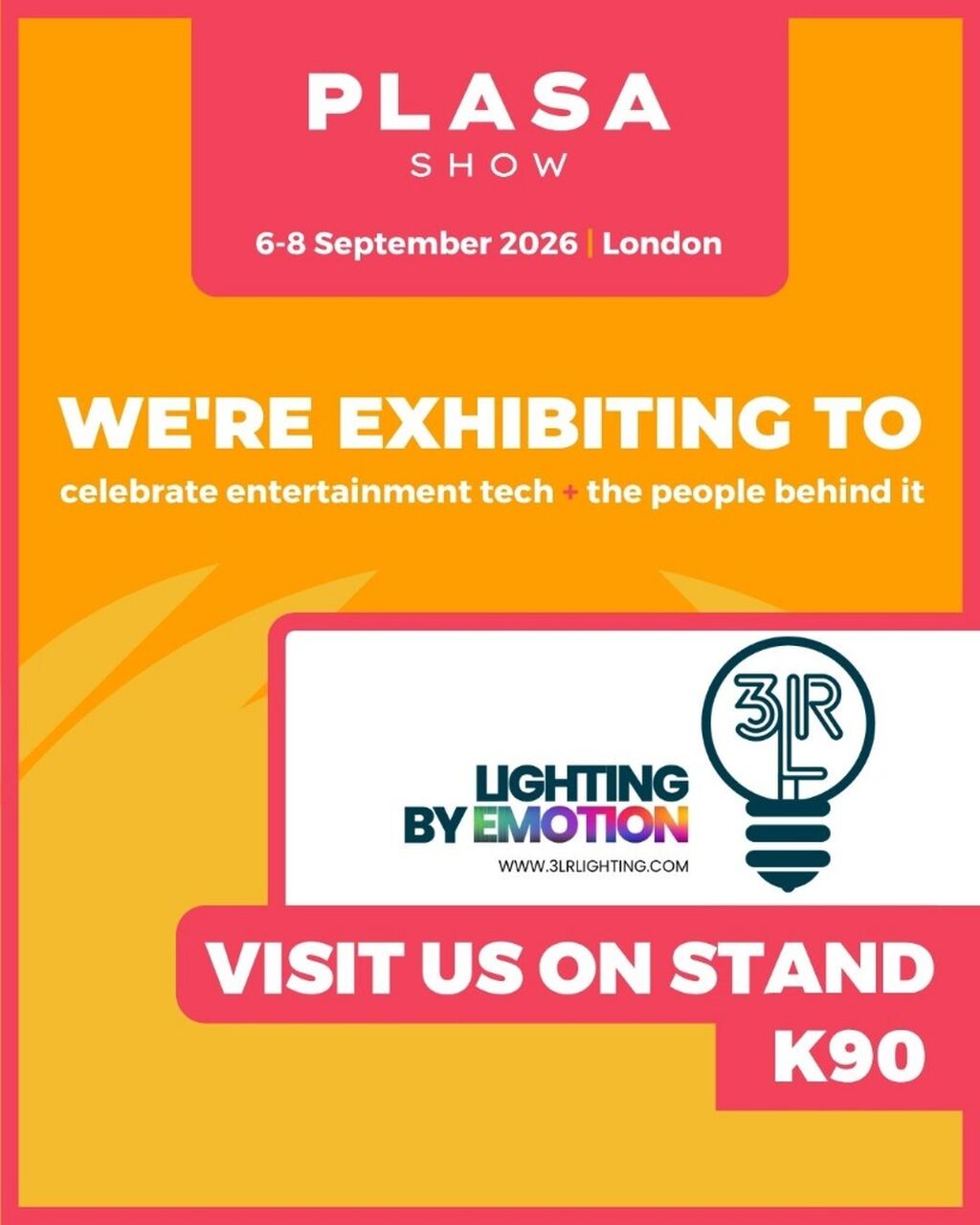 PLASA SHOW 2026 - Sign Up Link