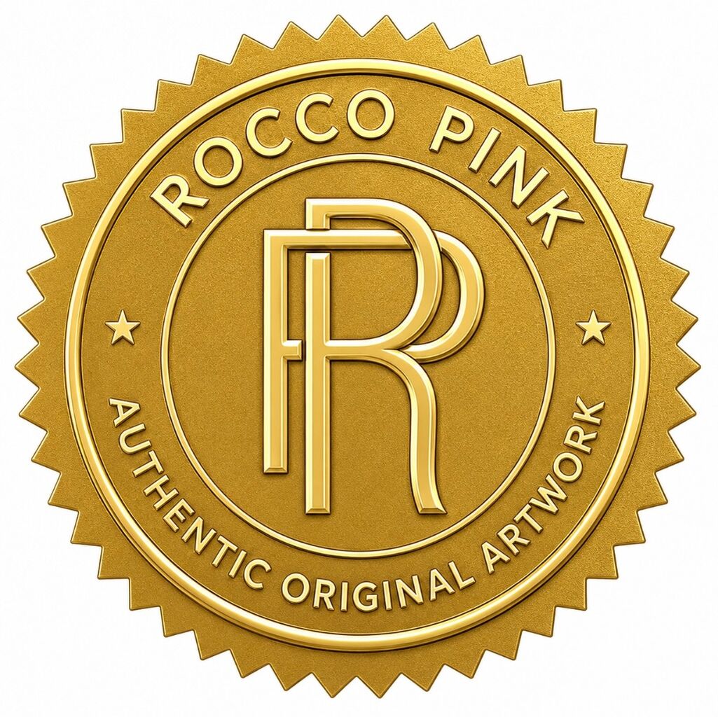 Rocco pink original artwork 