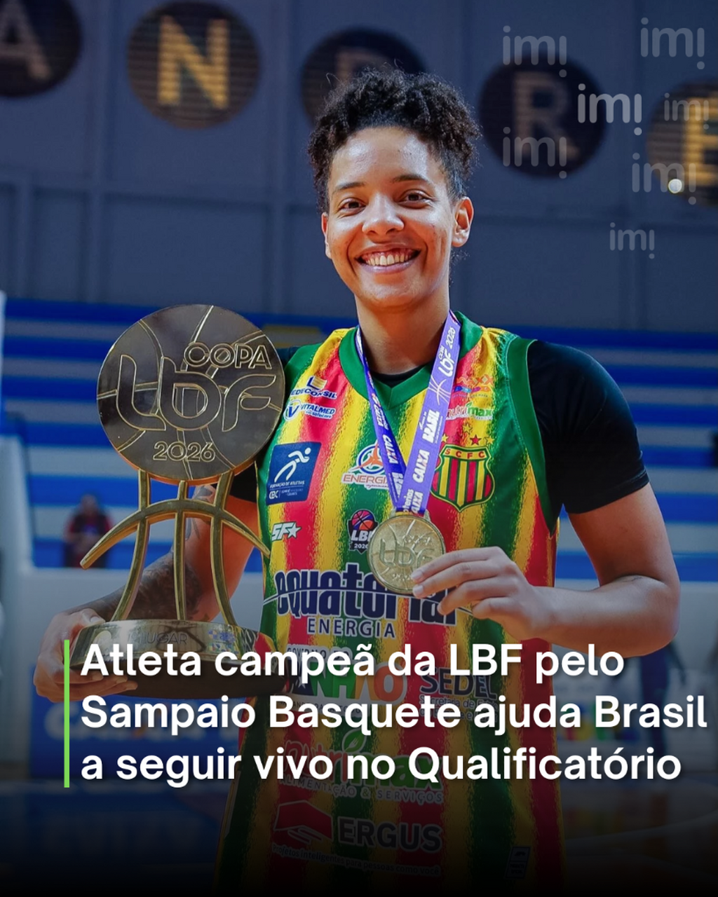 Atleta do Sampaio Basquete ajuda Brasil a seguir vivo no Qualificat&oacute;rio