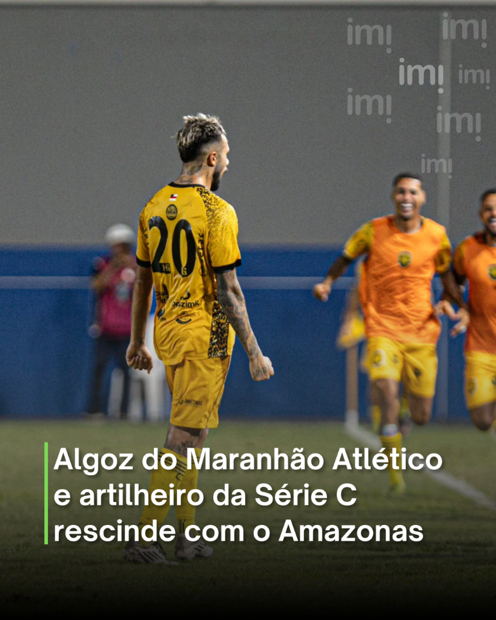Algoz do Maranh&atilde;o Atl&eacute;tico e artilheiro da S&eacute;rie C rescinde com Amazonas