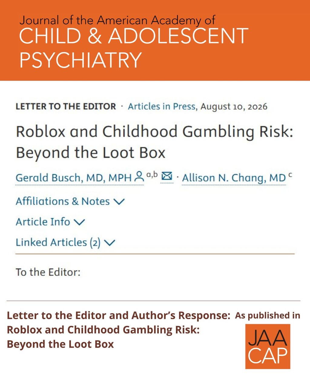 Roblox and Childhood Gambling Risk: Beyond the Loot Box