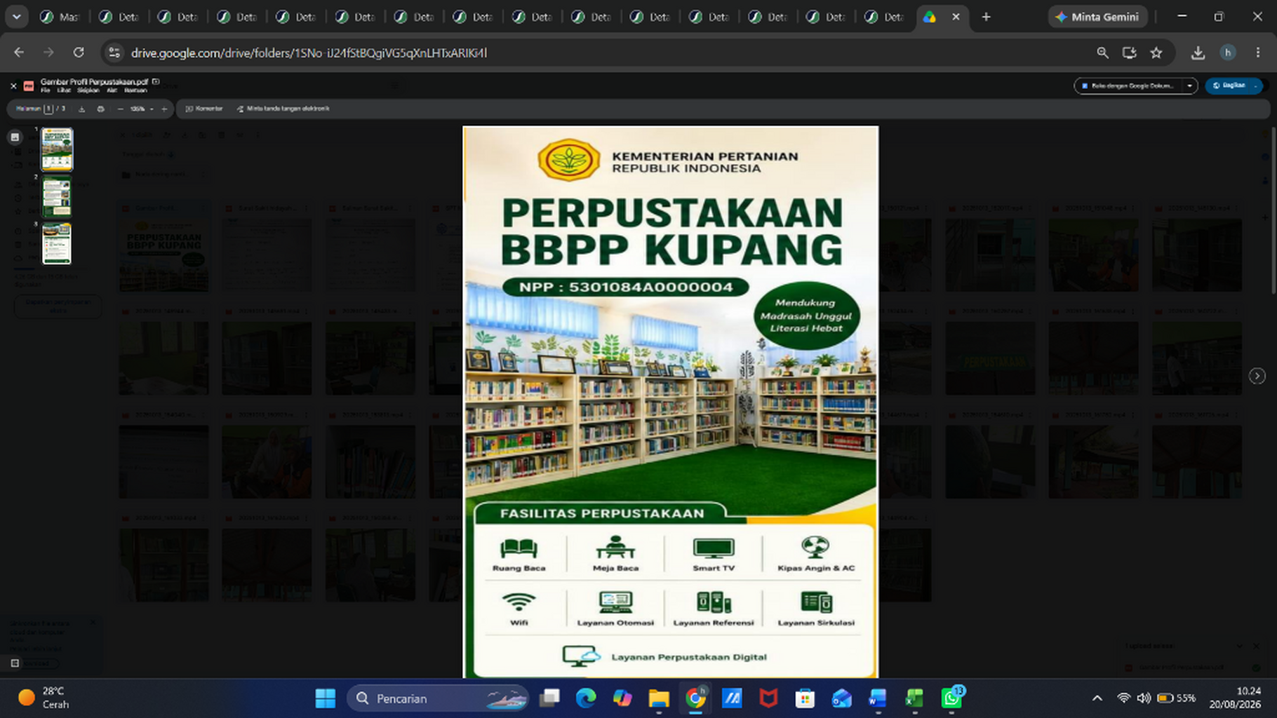 Profil perpustakaan BBPP Kupang