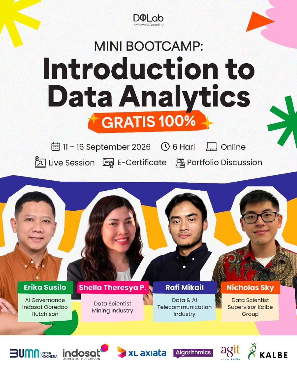 [OPEN REGISTRATION] Mini Bootcamp Batch 13: Introduction to Data Analytics!