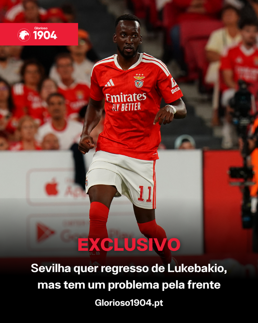 Exclusivo Glorioso 1904 - Benfica tem Lukebakio &agrave; venda e Sevilha quer regresso, mas tem obst&aacute;culo