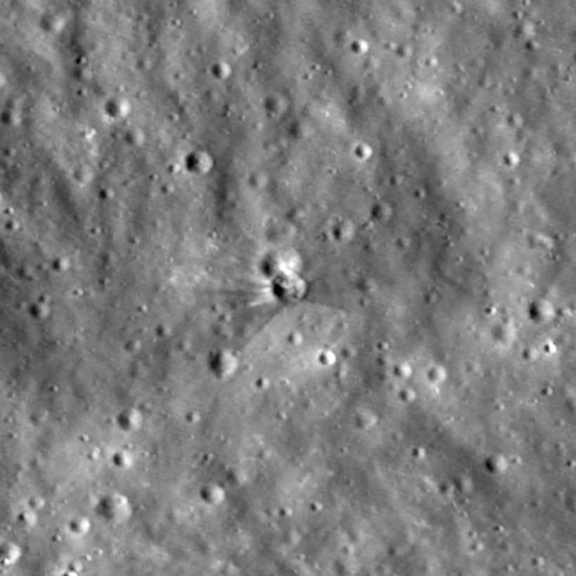 Falcon 9 Moon impact