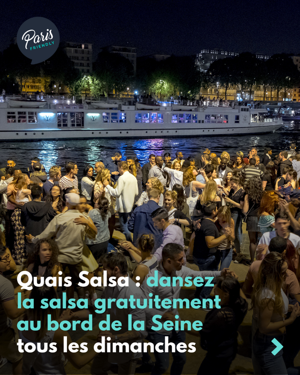 Un dimanche soir, de la salsa, la Seine et 0&euro; &agrave; payer.