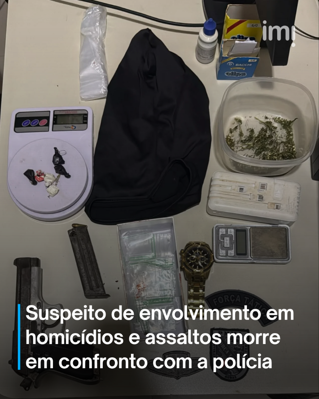 Suspeito de envolvimento em homic&iacute;dios e assaltos morre em confronto com a pol&iacute;cia em Arame