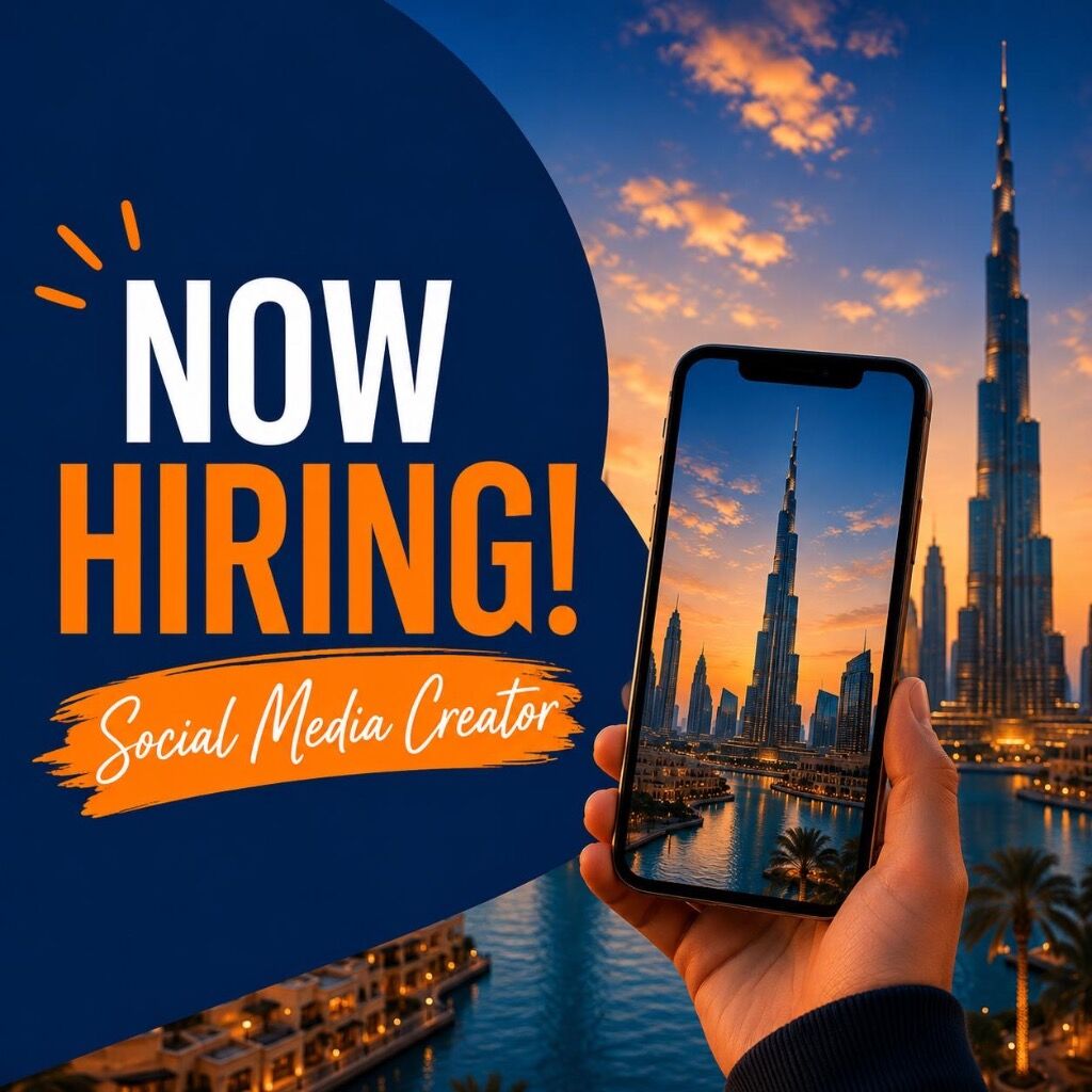 Apply now: Social Media Creator