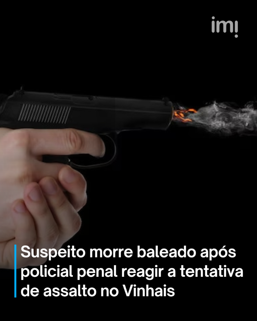 Suspeito morre baleado ap&oacute;s policial penal reagir a tentativa de assalto no Vinhais