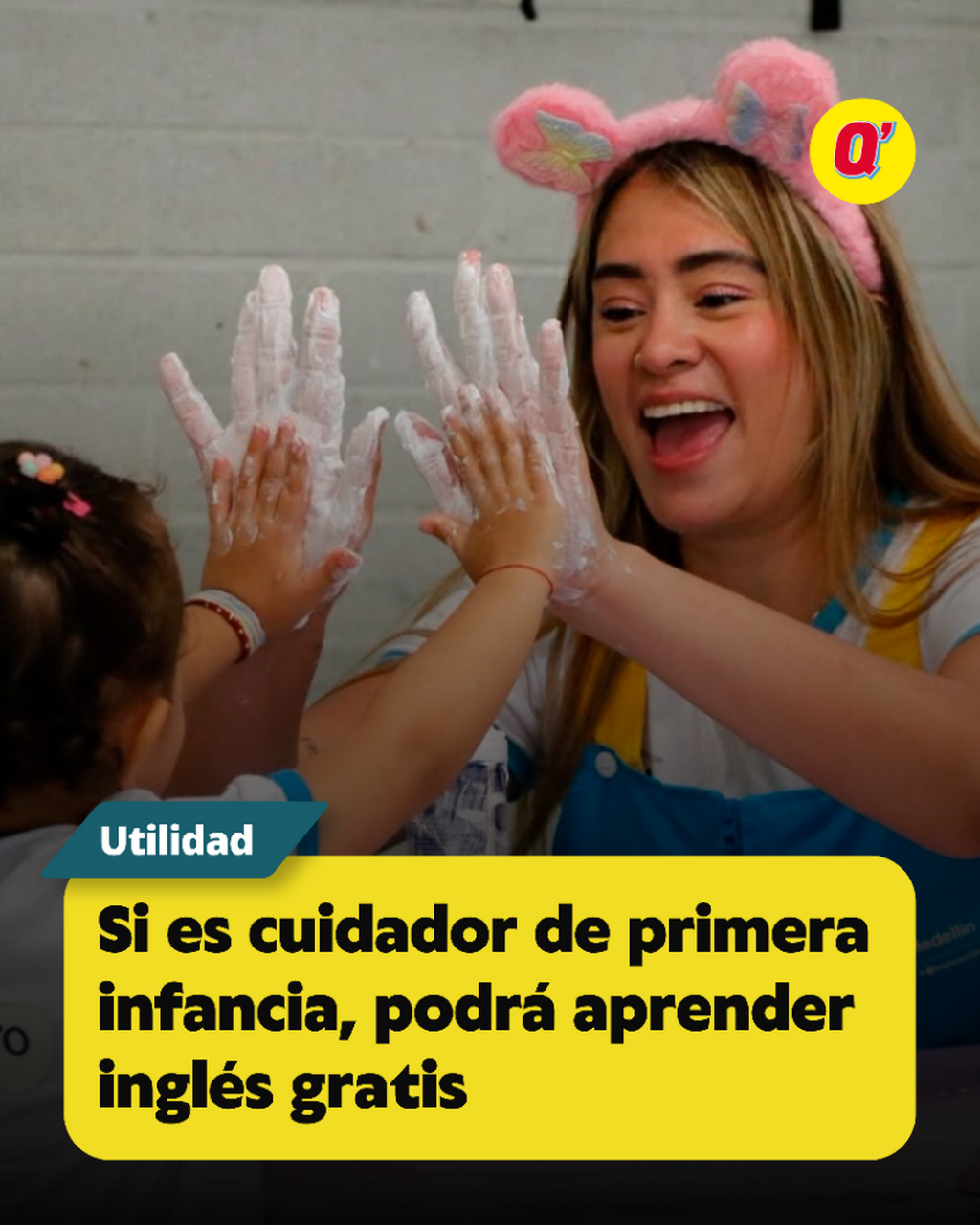 Si es cuidador de primera infancia, podr&aacute; aprender ingl&eacute;s gratis
