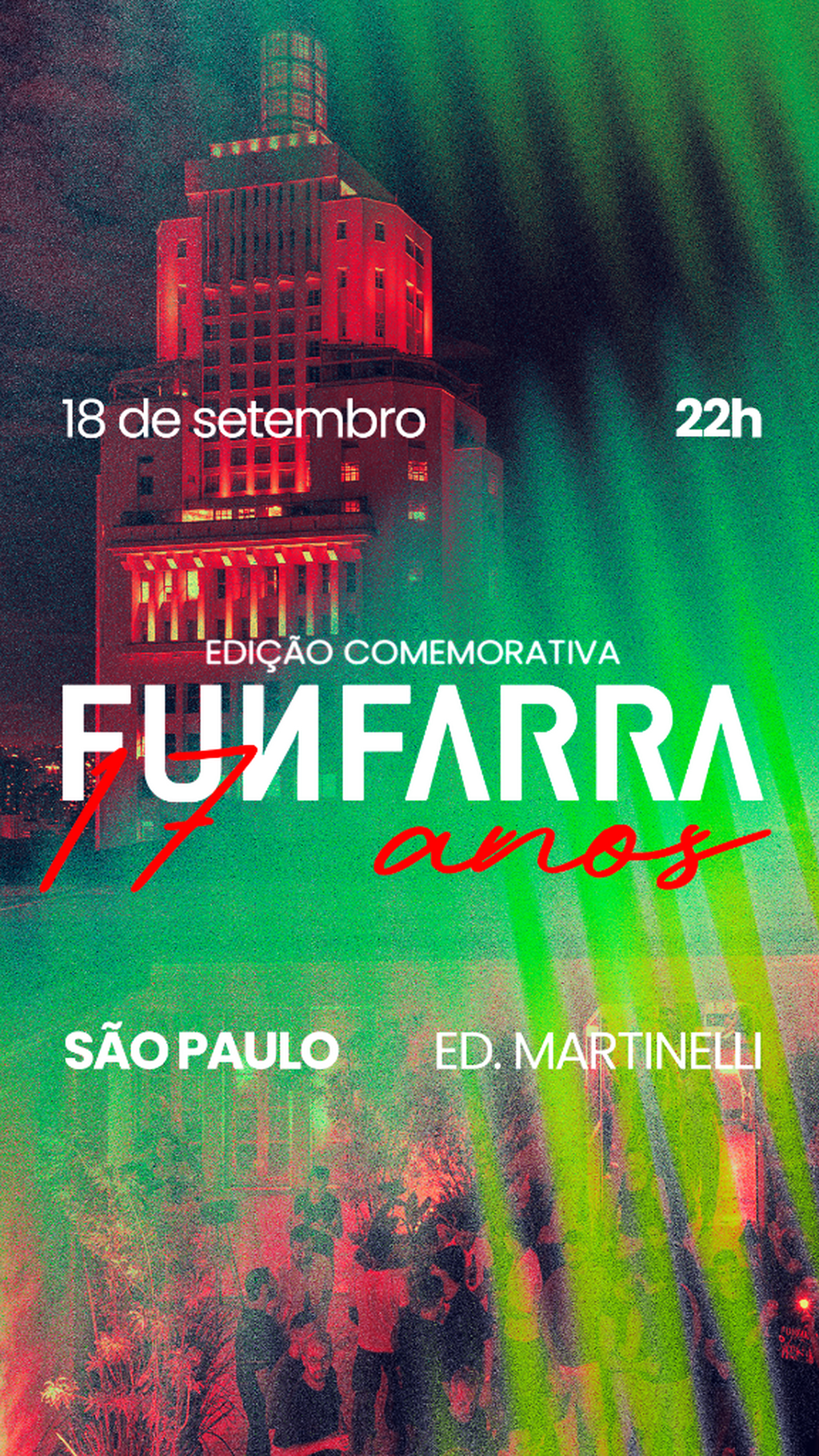🥁| FUNFARRA MARTINELLI | SEXTA | 18.09 | 22H | INGRESSOS COM DESCONTO |