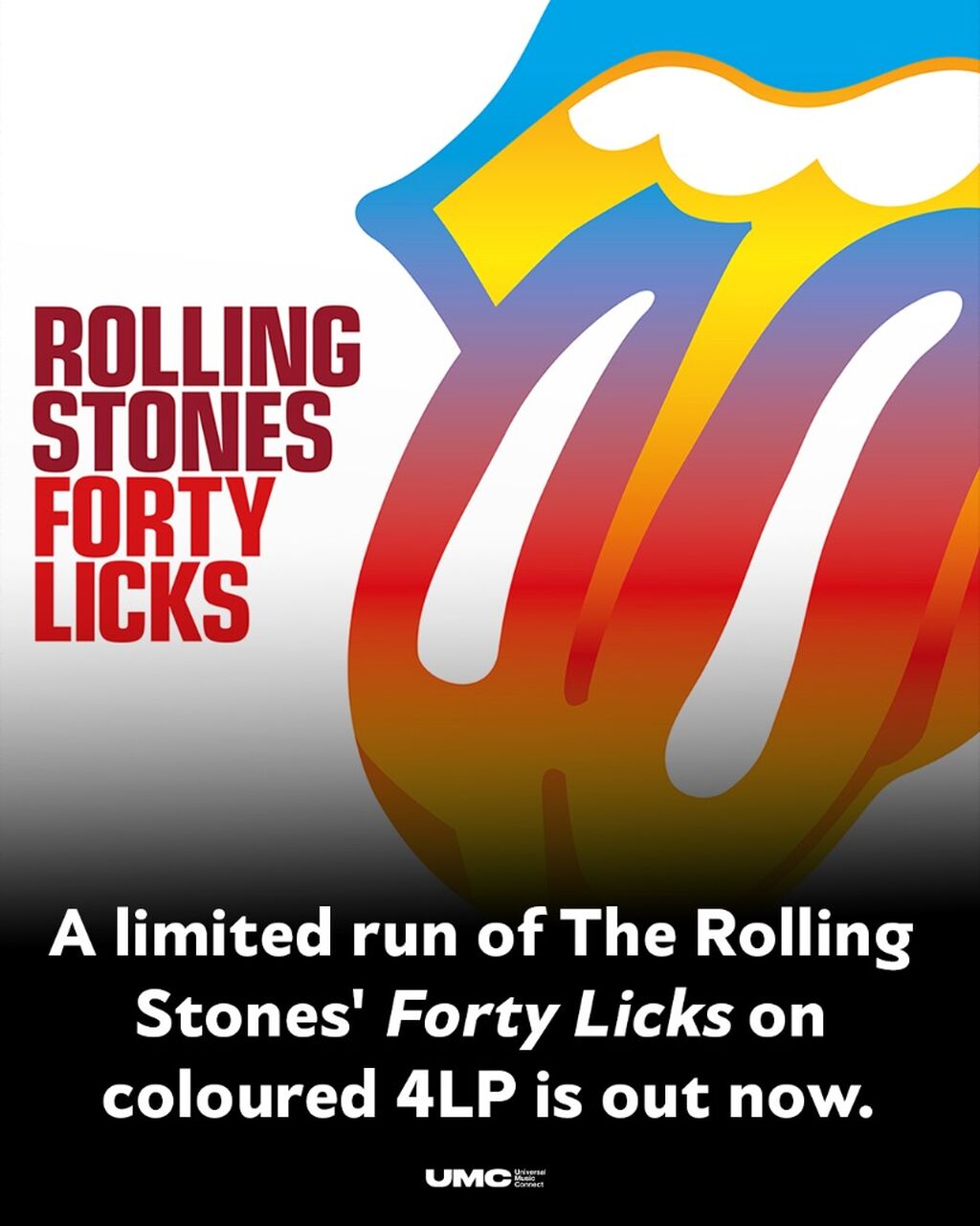 THE ROLLING STONE &lsquo;FORTY LICKYS&rsquo; COLOURED 4LP