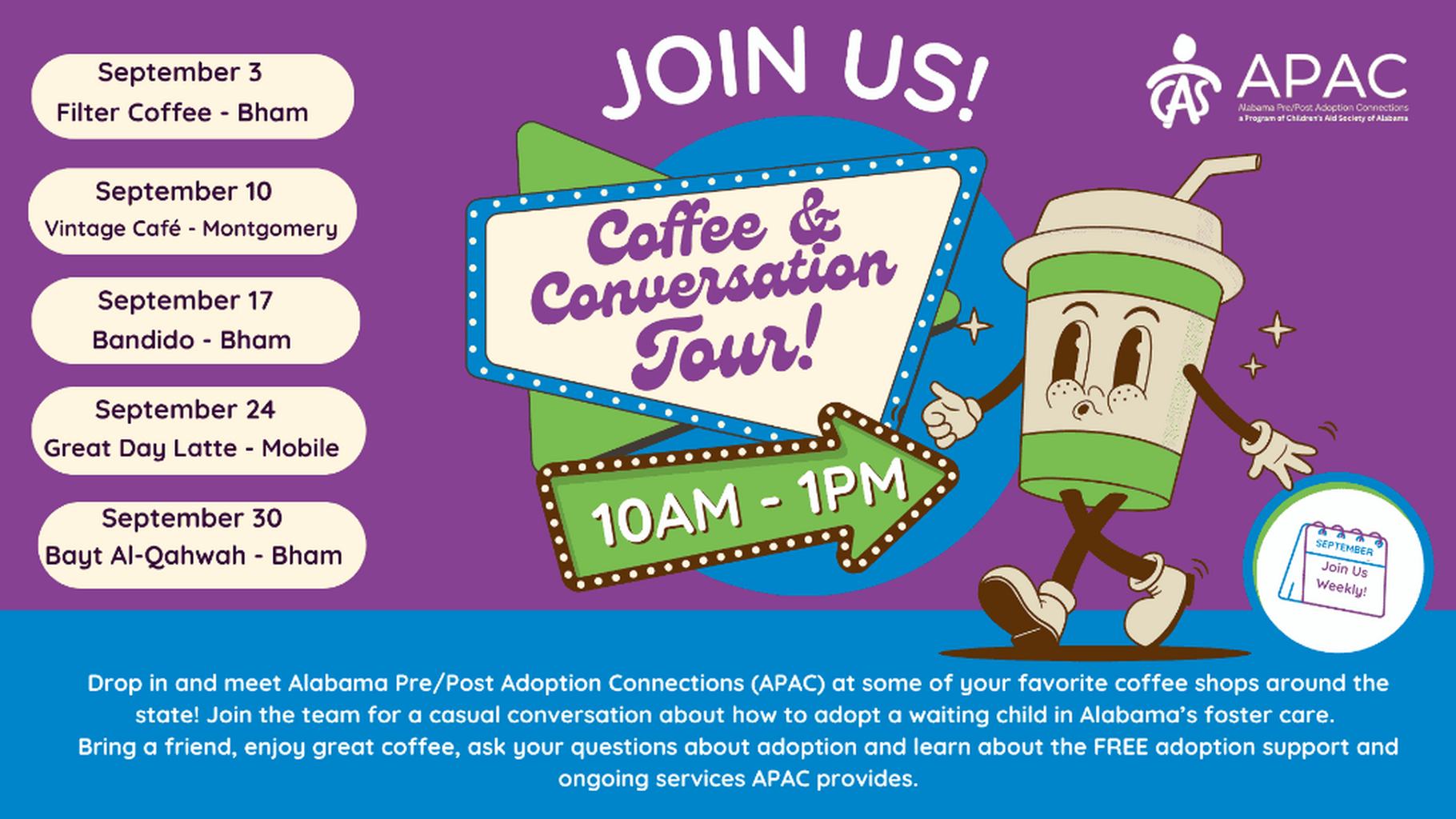 APAC Adoption Coffee & Conversations Tour! September 2026