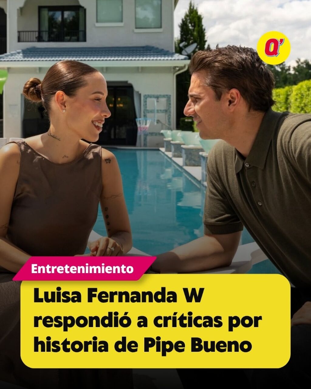 Luisa Fernanda W respondi&oacute; a cr&iacute;ticas por historia de Pipe Bueno