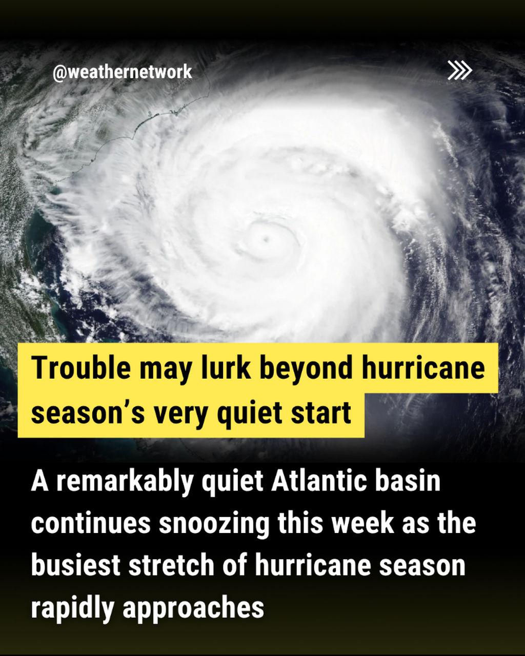  Trouble may lurk beyond hurricane season&rsquo;s very quiet start