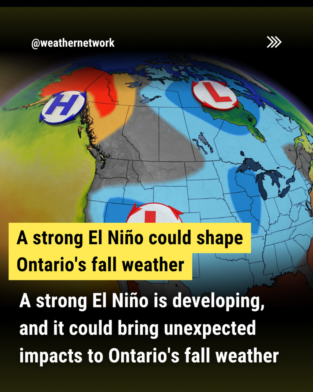  How a strong El Ni&ntilde;o could shape Ontario's fall weather