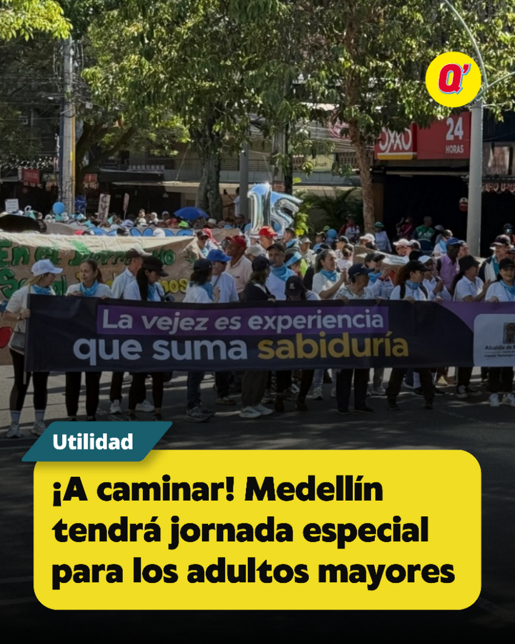 &iexcl;A caminar! Medell&iacute;n tendr&aacute; jornada especial para los adultos mayores
