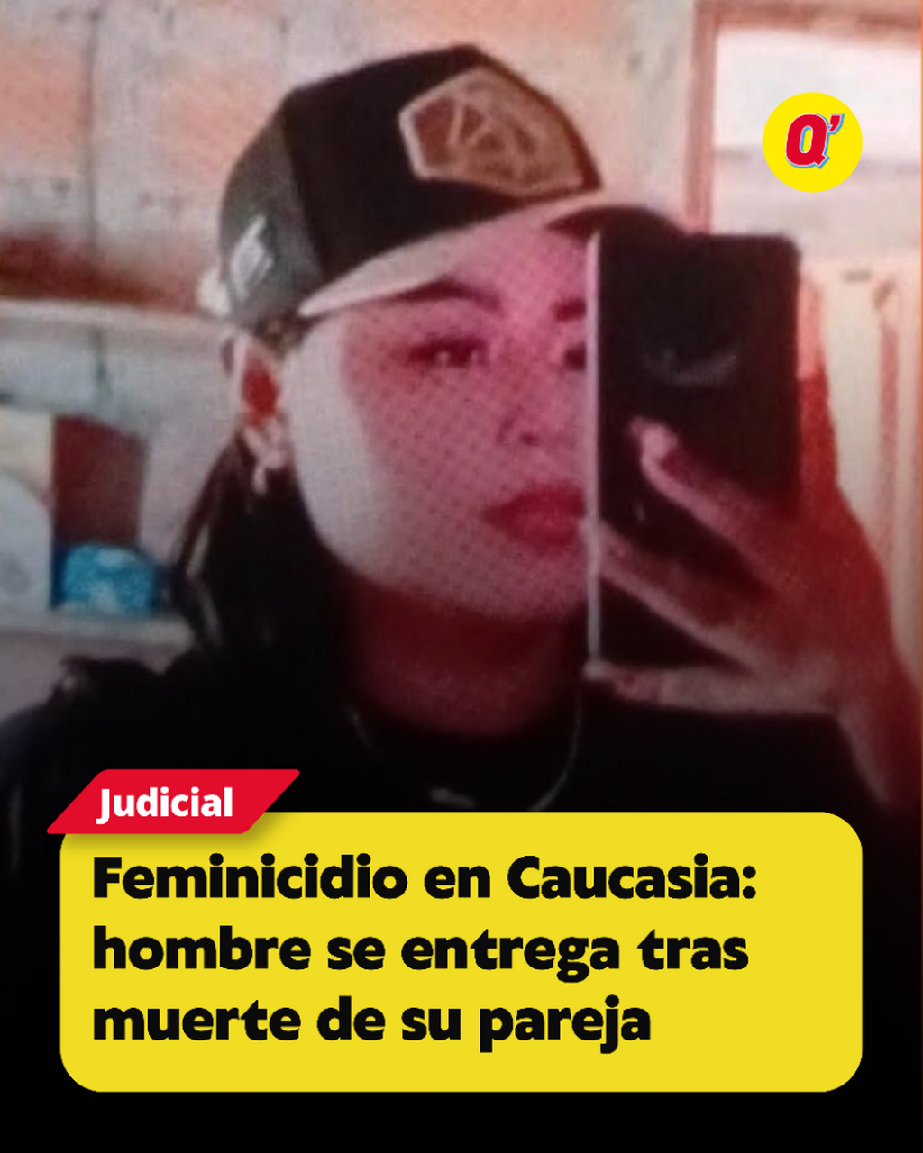 Feminicidio en Caucasia: Hombre se entrega tras muerte de su pareja