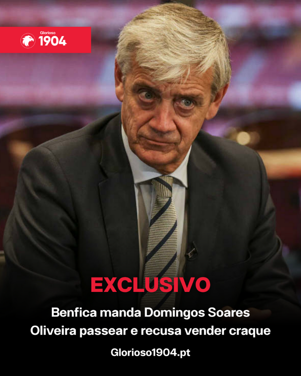Exclusivo Glorioso 1904 - Benfica manda Domingos Soares Oliveira passear e recusa vender craque