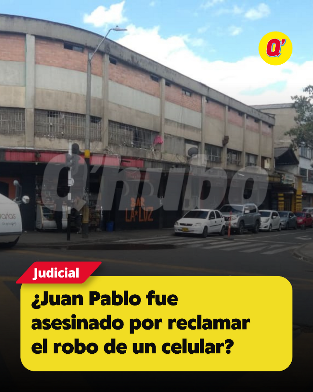 &iquest;Juan Pablo fue asesinado por reclamar el robo de un celular?