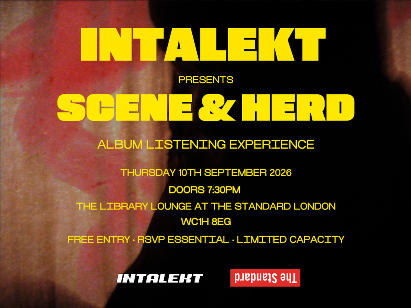 SCENE & HERD Album Listening Experience RSVP