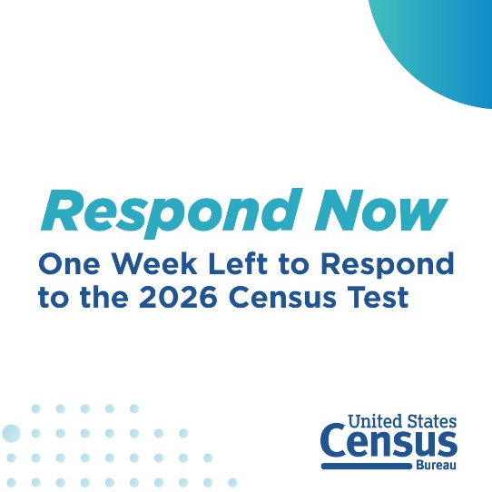 2026 Census Test: One Week Left to Respond!