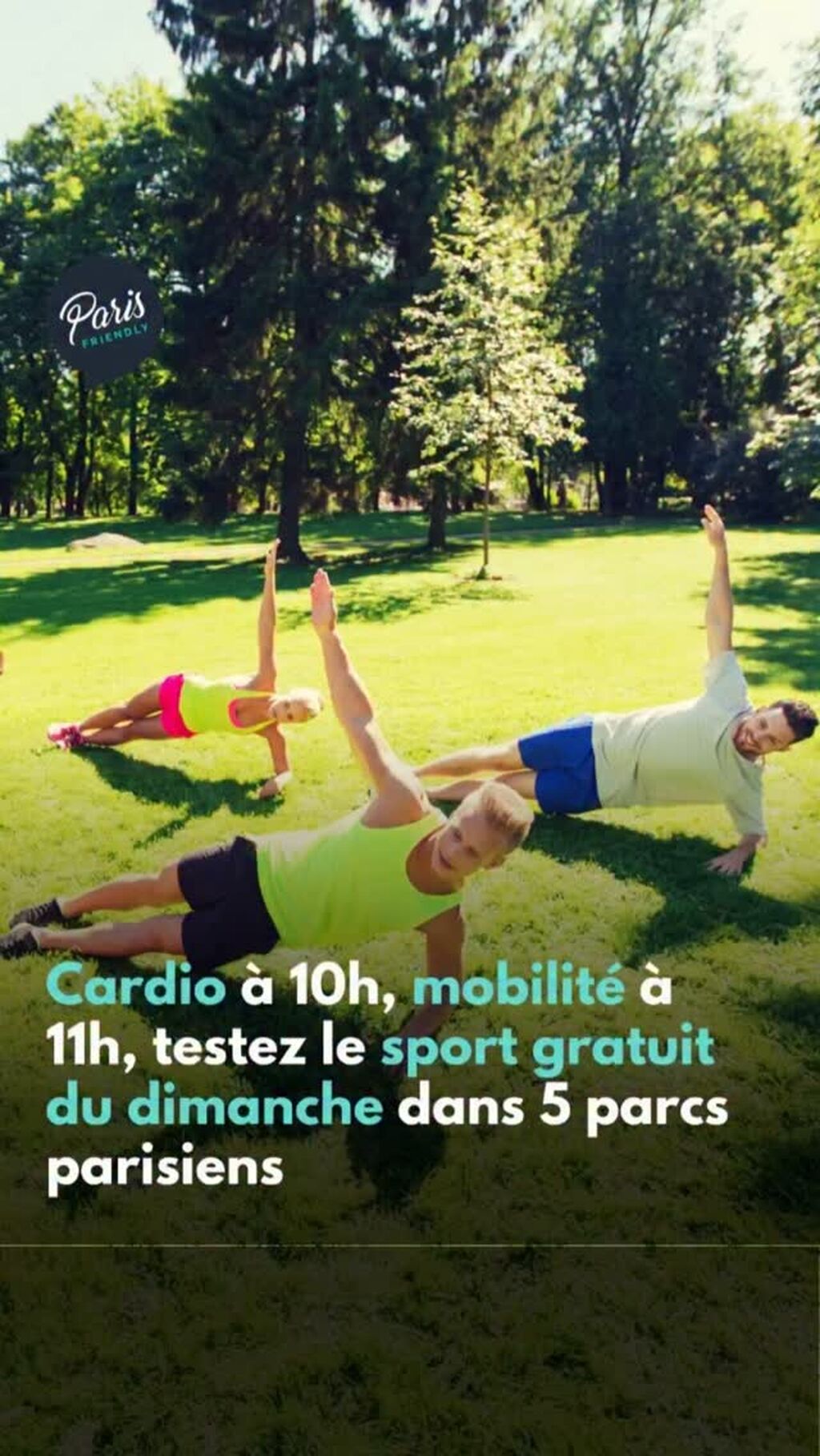 Les Mills quitte les salles ferm&eacute;es pour s'installer en plein air, gratuitement.